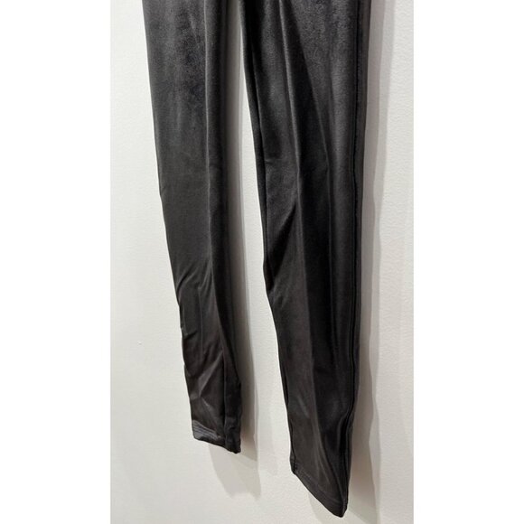 SPANX Size S Faux Leather Leggings Coated Black - Picture 16 of 16